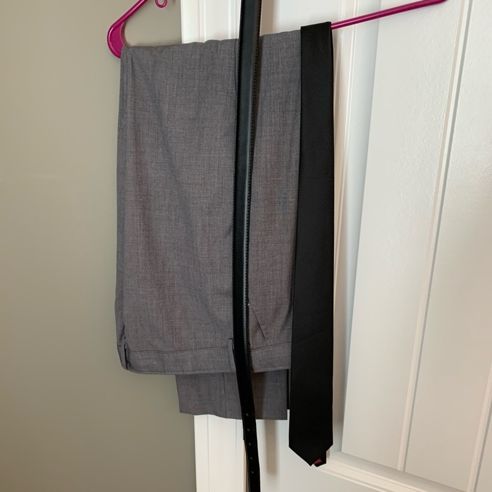 Chaps size 14 gray suit with extras